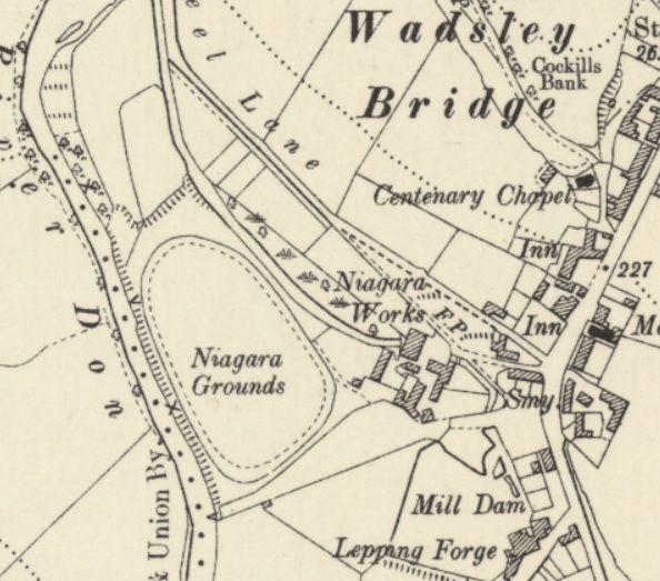 Sheffield - Niagara Grounds : Map credit National Library of Scotland